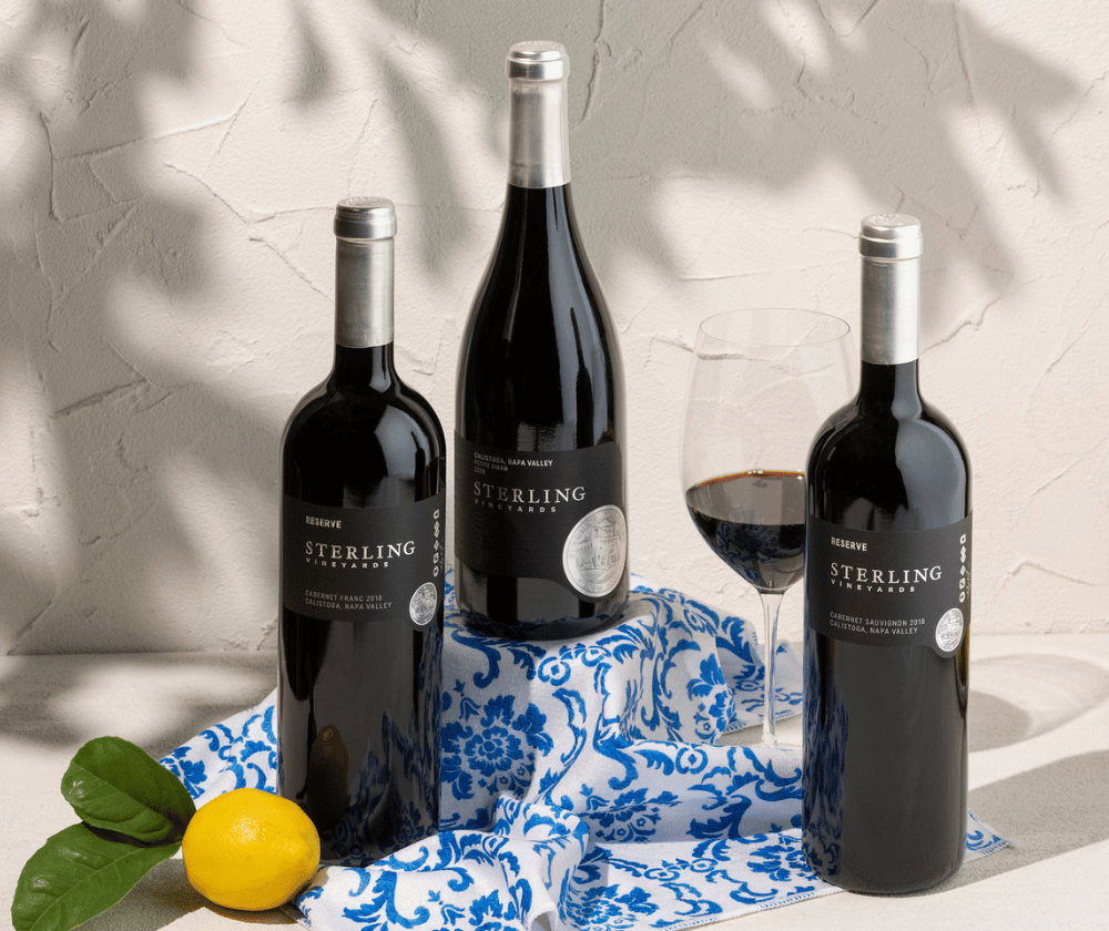 Calistoga Reserve Petite Sirah, Cabernet Franc, and Cabernet Sauvignon