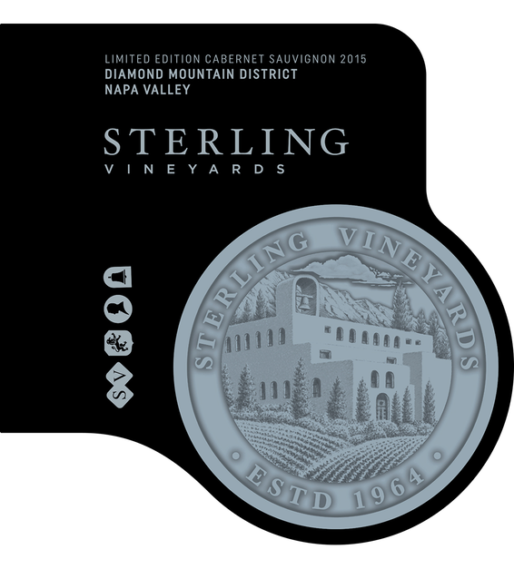 2015 Sterling Vineyards Limited Edition Diamond Mountain District Napa Valley Cabernet Sauvignon Magnum Front Label