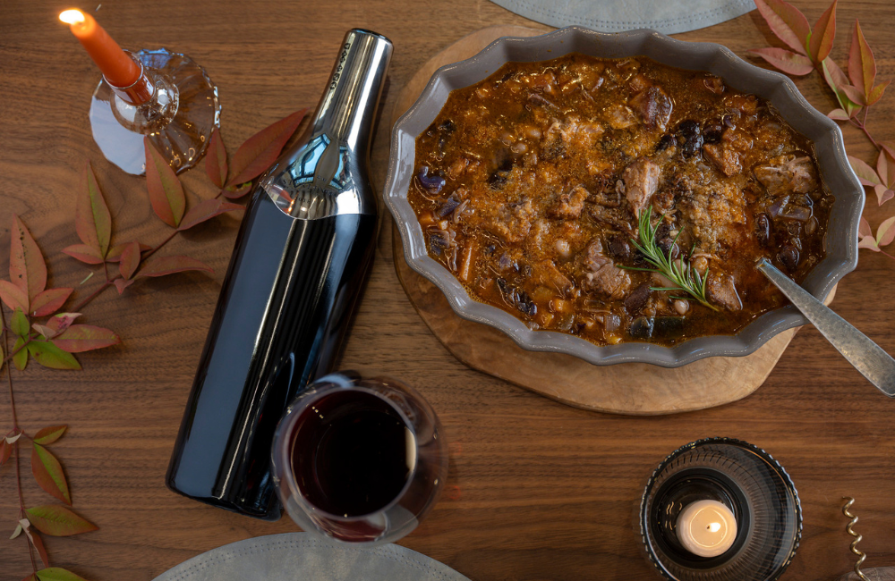 Cassoulet Paired with Iridium Cabernet Sauvignon